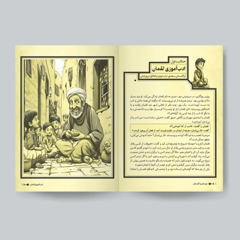 کتاب بوستان و گلستان 